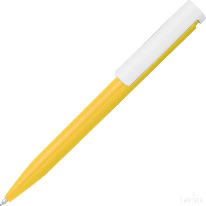 Kunststof pen geel