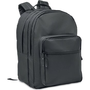 300d rpet laptop rugzak Valley backpack zwart