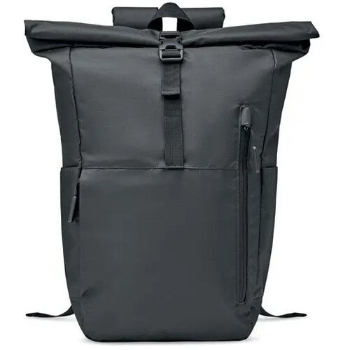 300d rpet rolltop rugzak Valley rollpack zwart