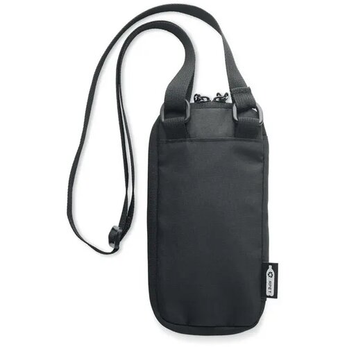 Cross body smartphone tas Valley wallet zwart