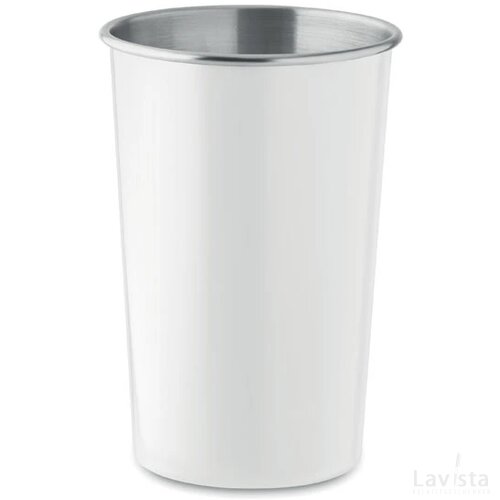 Gerecyclede rvs beker Fjard wit