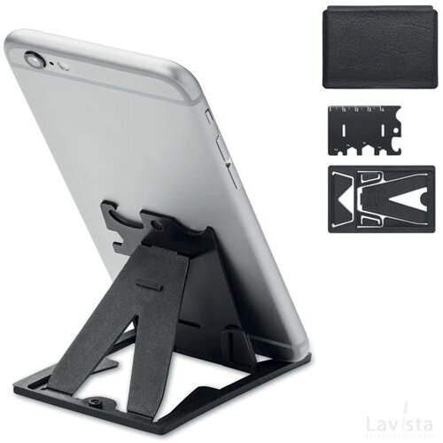 Multitool met telefoonhouder Zwart