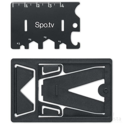 Multitool met telefoonhouder Zwart