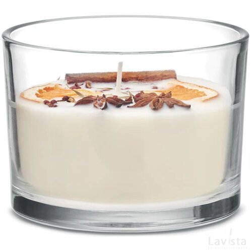 Plantaardig kaars 300 gr Citrus wit