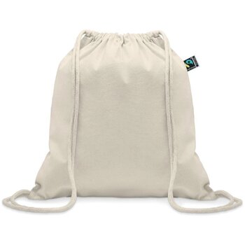 Fairtrade rugzakje met koord Osole draw beige