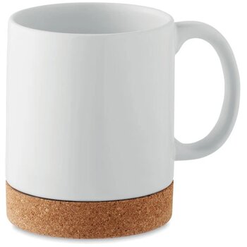 Keramische kurk mok 280 ml Karoo wit