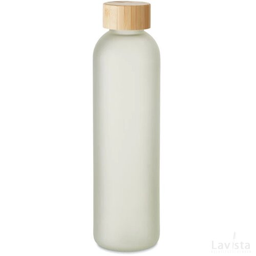 650ml sublimatie glazen fles Lom transparant wit