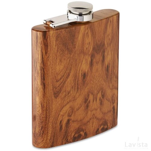 Slanke heupfles 190 ml Namib flask bruin