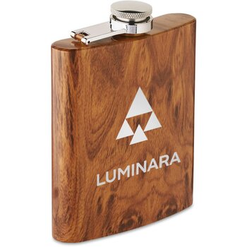 Slanke heupfles 190 ml Namib flask bruin