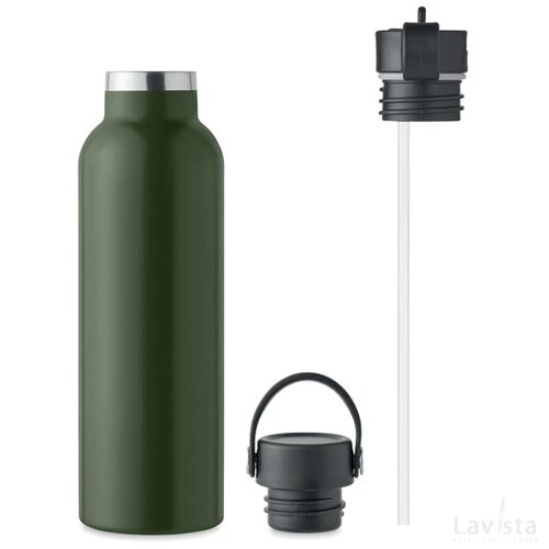 Dubbelwandige fles 700 ml Boali donkergroen