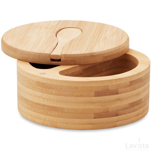 Peper en zout bamboe doosje S&p hout