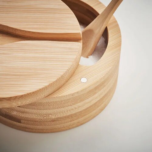 Peper en zout bamboe doosje S&p hout