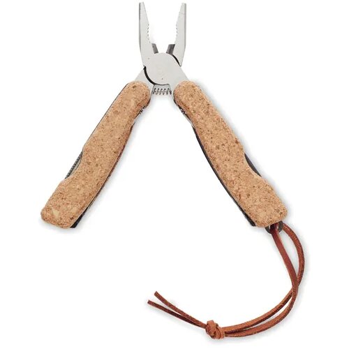 Multitool zakmes kurk groot Plierkork beige