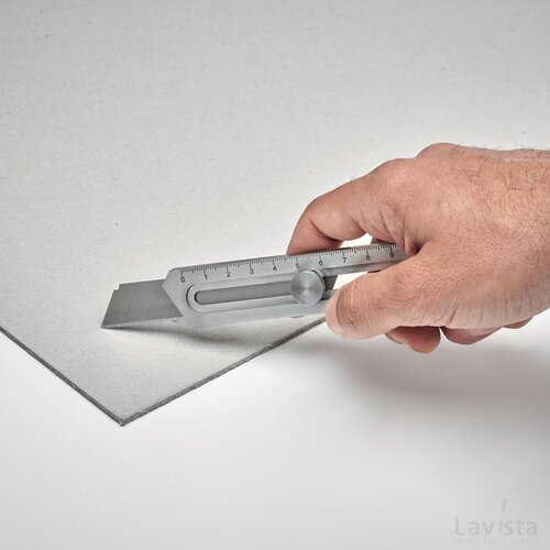 Multifunctioneel intrekbaar mes Knifeplus mat zilver