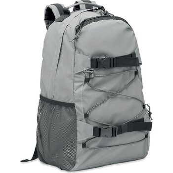 Reflecterende rugzak 190t Bright sportbag mat zilver