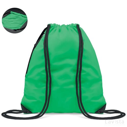 Helder ruzgakje met koord Shoop bright groen