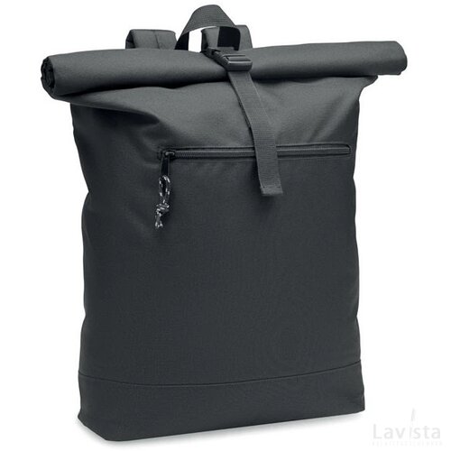 600d rpet rolltop rugzak Napa zwart