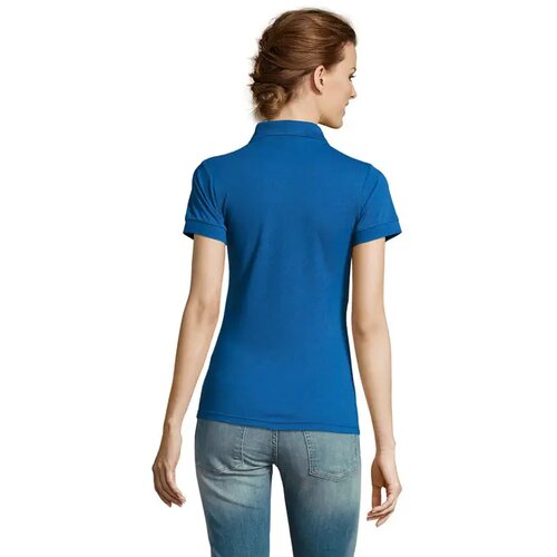 Prime dames polo200g Prime women koningsblauw