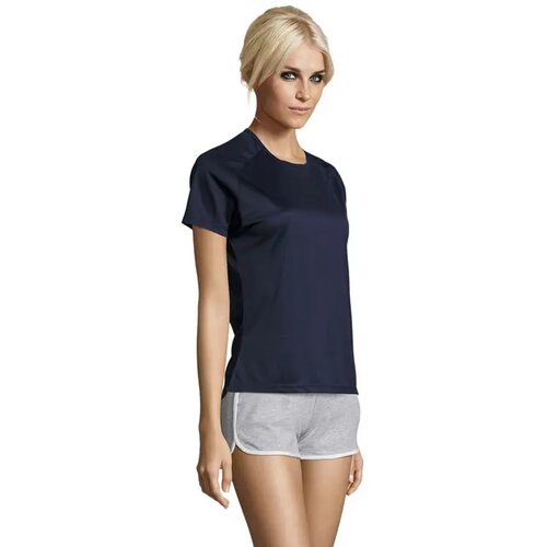 Sportydames t-shirt 140g Sporty women franse marine