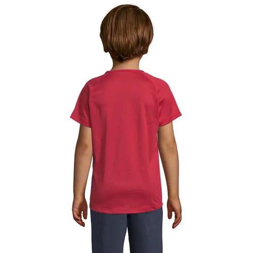 Sporty kinder t-shirt 140g Sporty kids rood