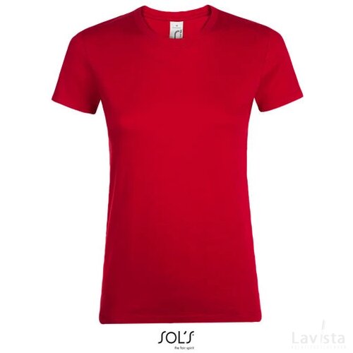 Regent dames t-shirt 150g Regent women rood