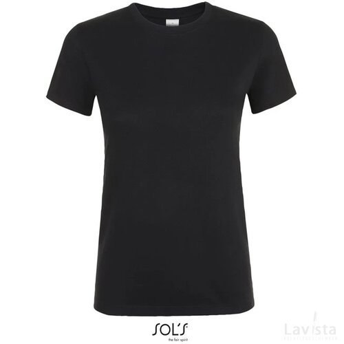 Regent dames t-shirt 150g Regent women deep black