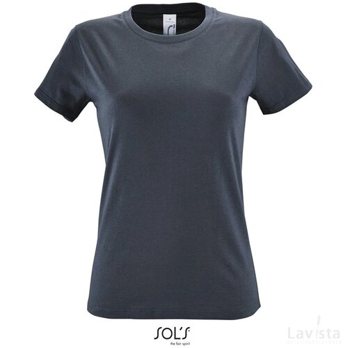 Regent dames t-shirt 150g Regent women muisgrijs