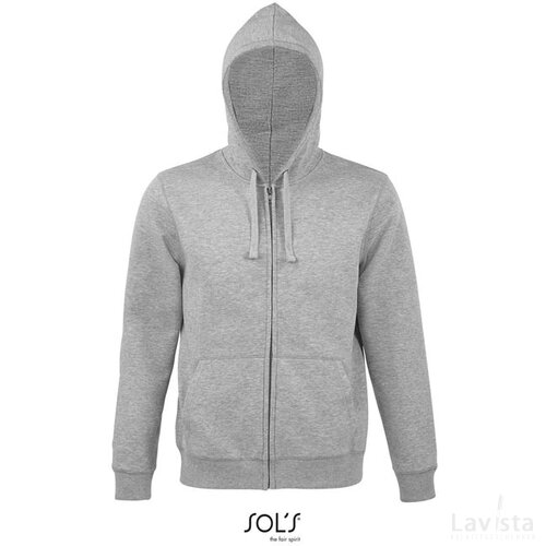 Spike hood heren 280gr Spike men grey melange