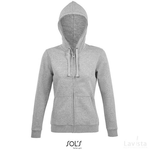 Spike hood dames 280gr Spike women grey melange