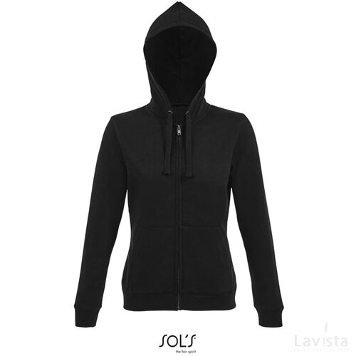 Spike hood dames 280gr Spike women zwart