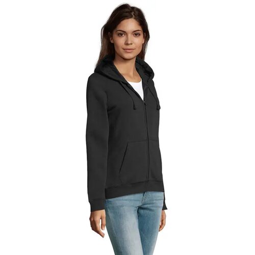Spike hood dames 280gr Spike women zwart