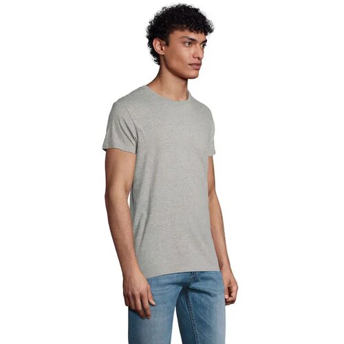 Pioneer heren t-shirt 175g Pioneer men grijs melange