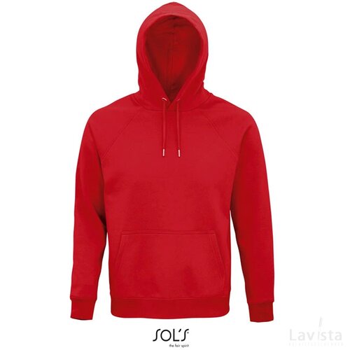 Stellar hood sweater 280g Stellar rood