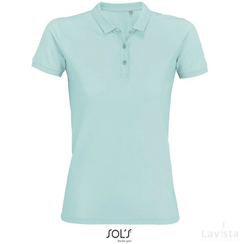 Planet women polo 170g Planet women arctisch blauw