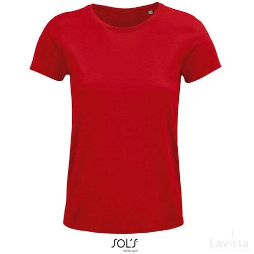 Crusader dames t-shirt 150g Crusader women rood