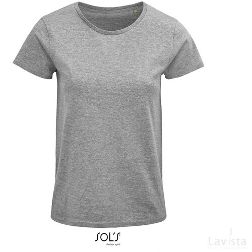 Crusader dames t-shirt 150g Crusader women grijs melange