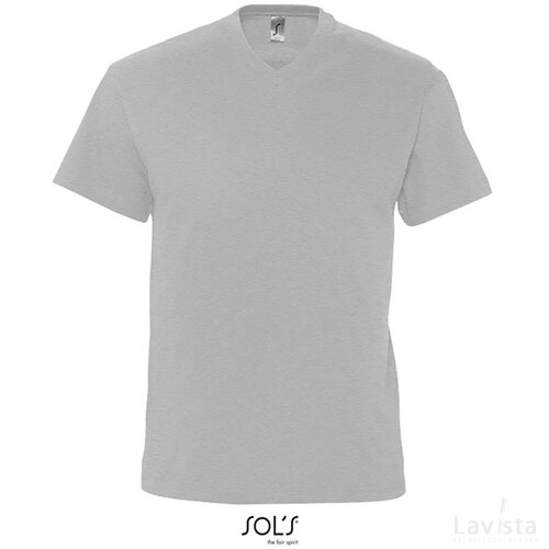 Victory heren t-shirt 150g Victory grijs melange