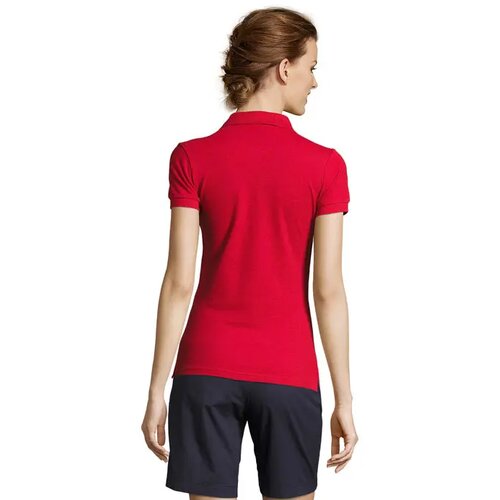 People dames polo 210g People rood