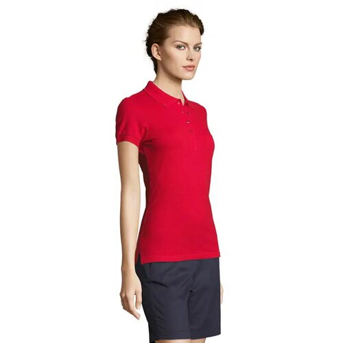 People dames polo 210g People rood