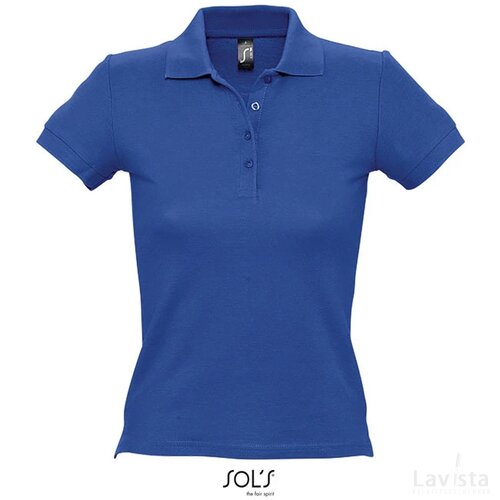 People dames polo 210g People koningsblauw