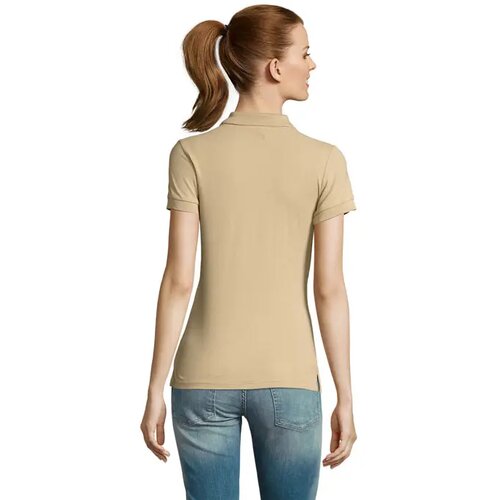 Passion dames polo 170g Passion sand