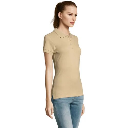 Passion dames polo 170g Passion sand