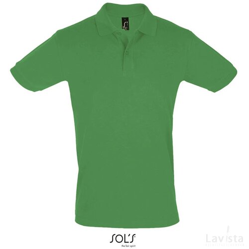 Perfect heren polo 180g Perfect men helder groen