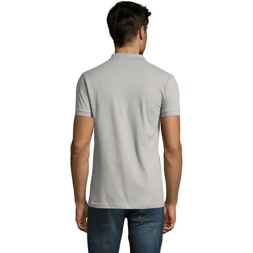 Perfect heren polo 180g Perfect men pure grey