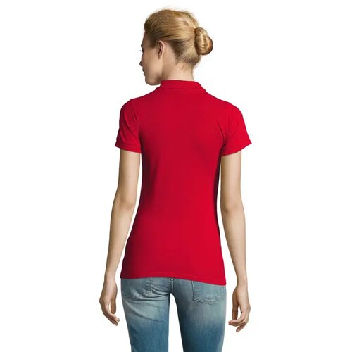 Perfect dames polo 180g Perfect women rood
