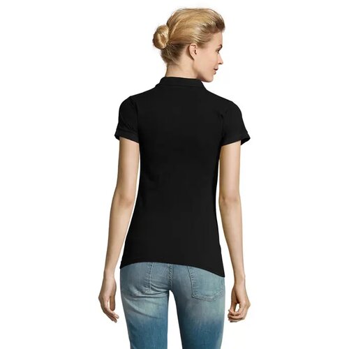 Perfect dames polo 180g Perfect women zwart