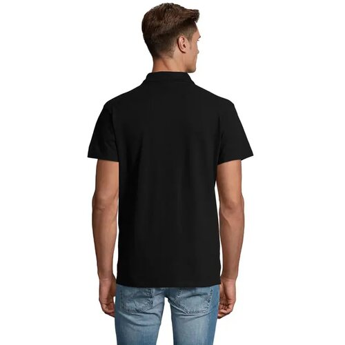 Spring ii heren polo210g Spring ii zwart