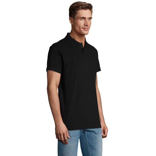 Spring ii heren polo210g Spring ii zwart