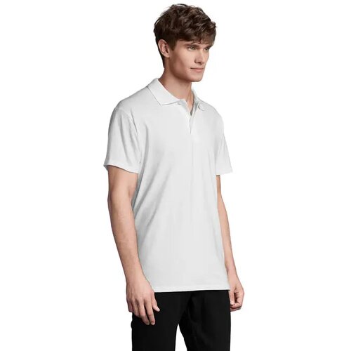 Spring ii heren polo210g Spring ii wit