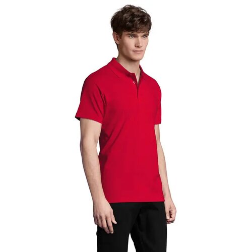 Spring ii heren polo210g Spring ii rood